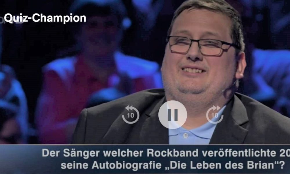 Dr. Markus Müller aus Itzehoe gewinnt das härteste Quiz Deutschlands. LeserEcho Leer Dr. Markus Müller aus Itzehoe gewinnt das härteste Quiz Deutschlands. LeserEcho Leer
