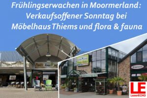 Verkaufsoffener Sonntag in Moormerland bietet Frühjahrstrends und Wohndesign